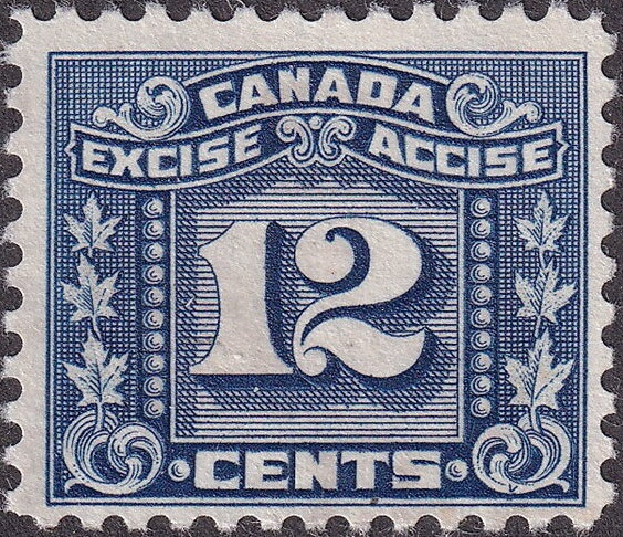 Numeral with three maple leaves on each side