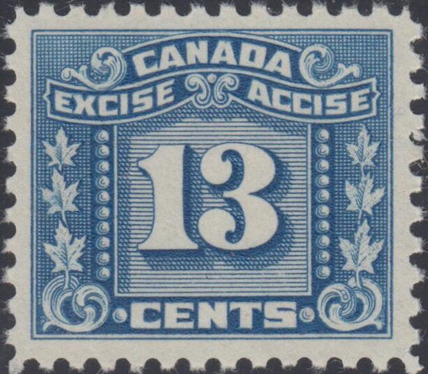 Numeral with three maple leaves on each side