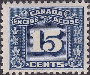 Stamp, Numeral with three maple leaves on each side, Canada,  , Leaves, Numbers, Plants (Flora)