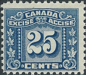 Stamp, Numeral with three maple leaves on each side, Canada,  , Leaves, Numbers, Plants (Flora)