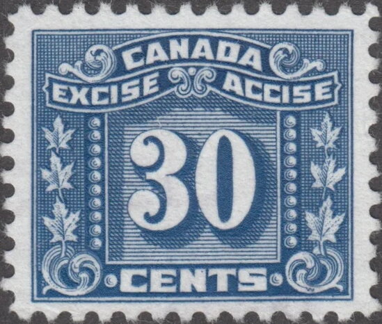 Numeral with three maple leaves on each side