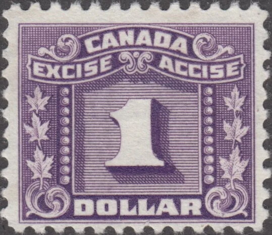 Numeral with three maple leaves on each side