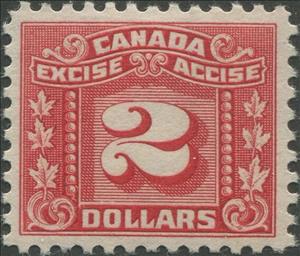 Stamp, Numeral with three maple leaves on each side, Canada,  , Leaves, Numbers, Plants (Flora)