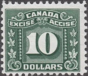 Stamp, Numeral with three maple leaves on each side, Canada,  , Leaves, Numbers, Plants (Flora)