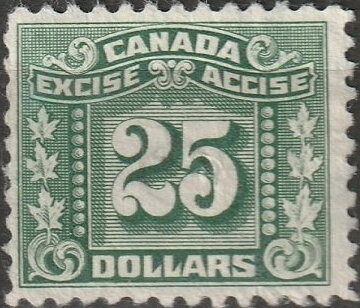 Numeral with three maple leaves on each side