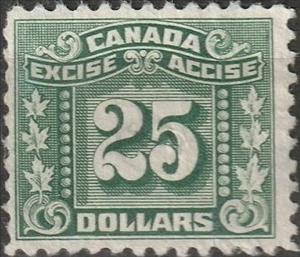 Stamp, Numeral with three maple leaves on each side, Canada,  , Leaves, Numbers, Plants (Flora)