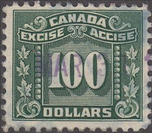 Stamp, Numeral with three maple leaves on each side, Canada,  , Leaves, Numbers, Plants (Flora)