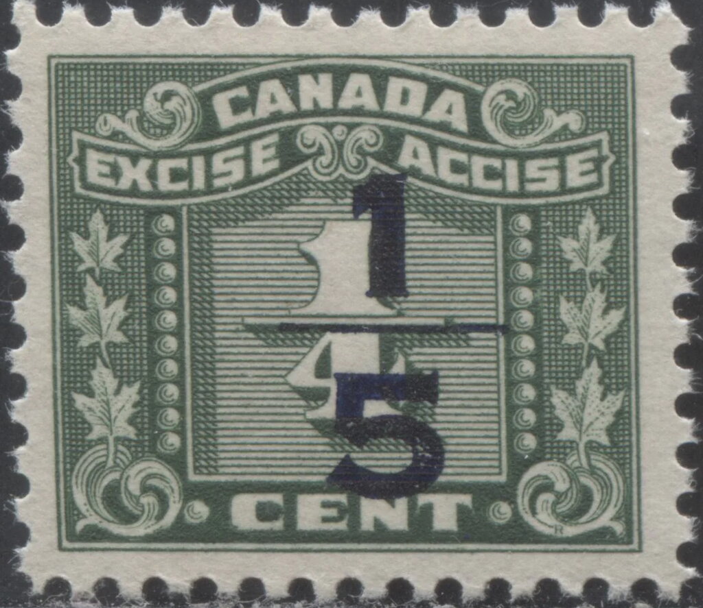 Numeral with three maple leaves on each side