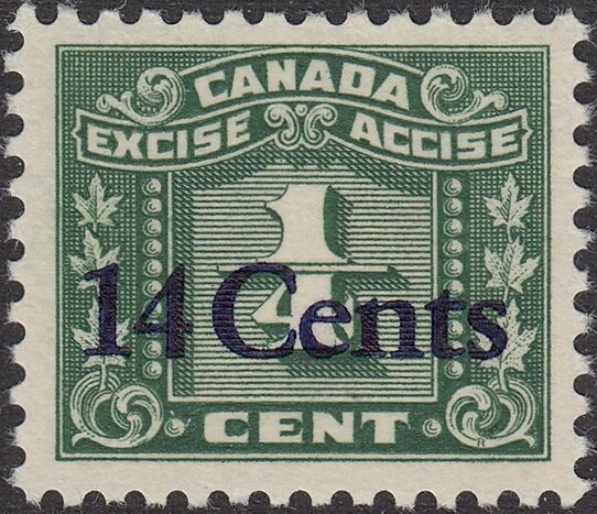 Numeral with three maple leaves on each side