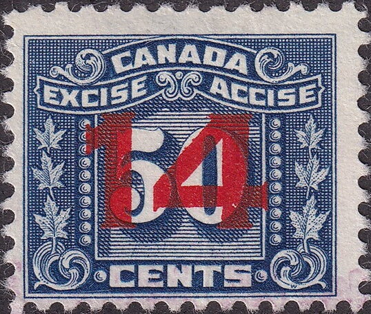 Numeral with three maple leaves on each side