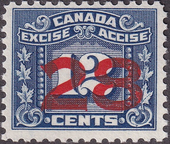 Numeral with three maple leaves on each side