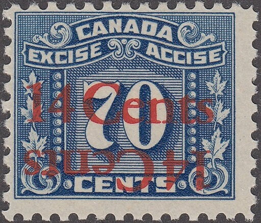 Numeral with three maple leaves on each side