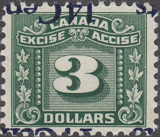 Numeral with three maple leaves on each side