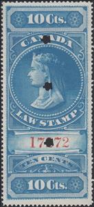 Stamp, Queen Victoria (1819-1901), Canada,  , Famous People, Heads of State, Numbers, Queens, Royalty, Women