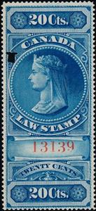 Stamp, Queen Victoria (1819-1901), Canada,  , Famous People, Heads of State, Numbers, Queens, Royalty, Women
