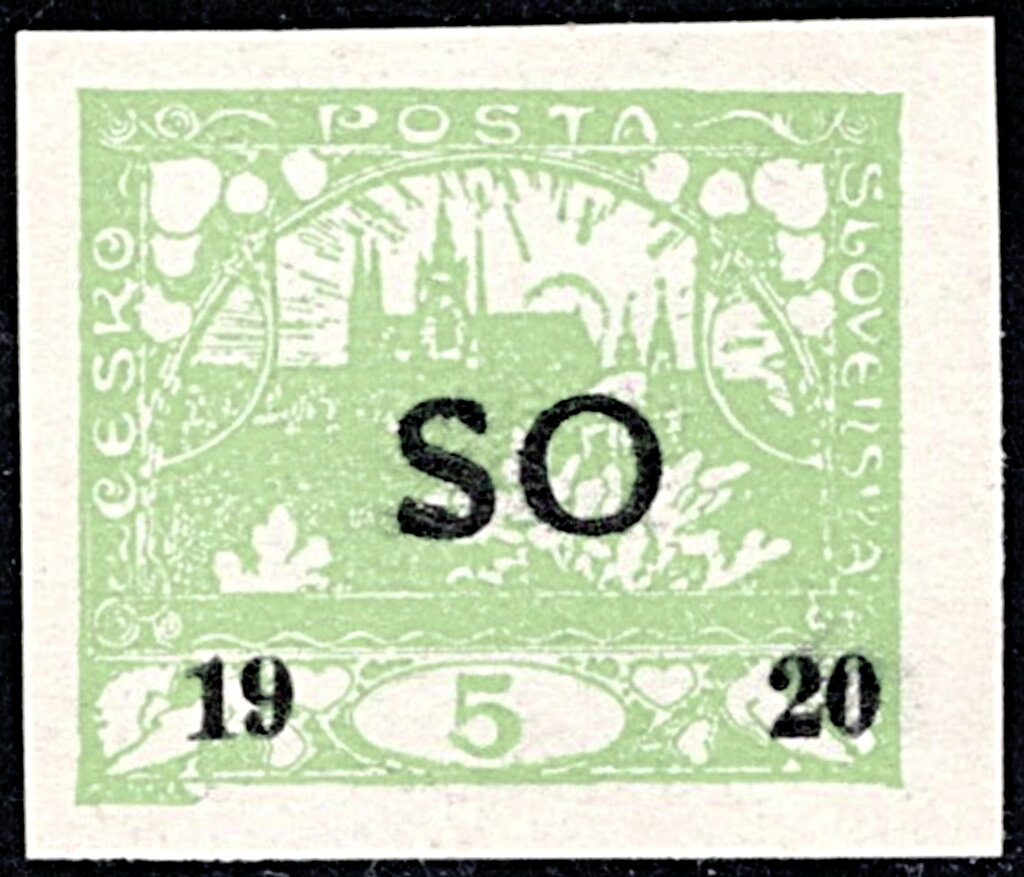 Hradcany at Prague - Special Delivery Stamp - SO 1920