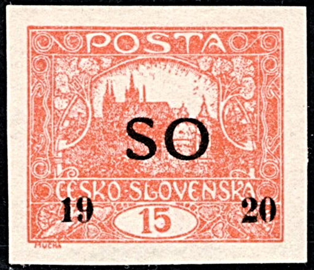 Hradcany at Prague - Special Delivery Stamp - SO 1920