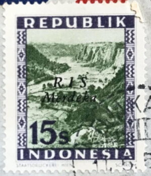 Stamp, Buffalo canyon, Indonesia,  , Landscapes