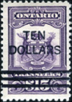 Stamp, Coat of Arms of Ontario, Ontario,  , Coats of Arms, Heraldic Animals