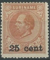King William III Overprinted