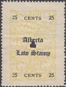 Stamp, Alberta Law Stamp, Alberta,  