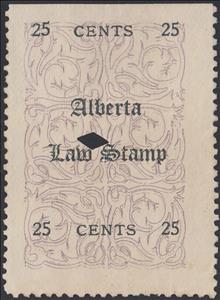 Stamp, Alberta Law Stamp, Alberta,  