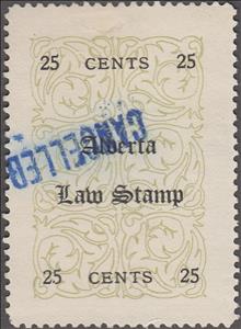 Stamp, Alberta Law Stamp, Alberta,  
