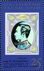 Stamp, Post & Philately (Stamps on stamps), Thailand,  