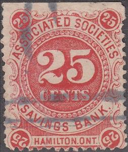 Stamp, Numeral, Canada,  , Banks, Numbers