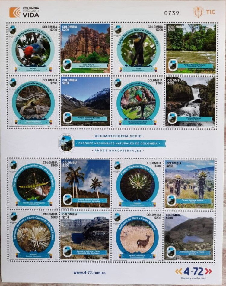 Natural National Parks of Colombia (Series 13)