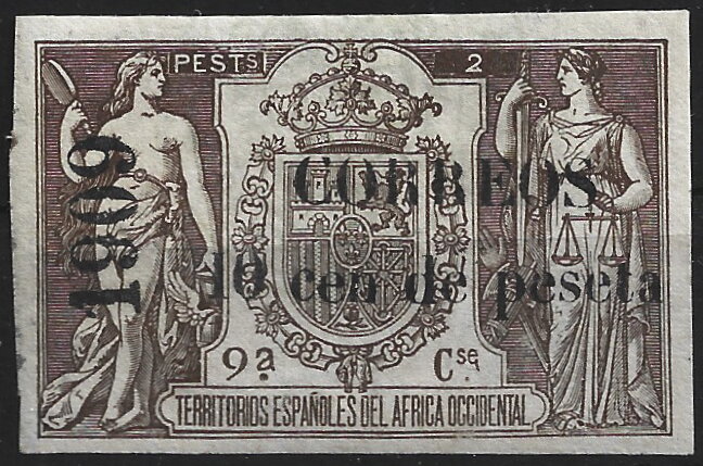 Revenue stamp overprinted 1909
