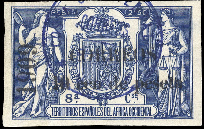 Revenue stamp overprinted 1909