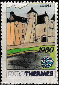Stamp, Cordes, France,  , Castles