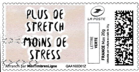 Plus de Stretch. Moins de Stress, light pink background