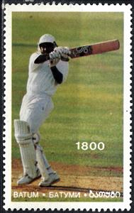Stamp, World Cup Cricket - Sri Lanka World Cup Winners, Georgia, Batumi,  , Cricket, Maps, Sports