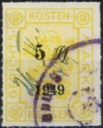 Stamp, Hesse, Germany, Am-Bri Occ (Bizone),  