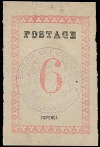 Stamp, British Vice-Consulate Antananarivo, Madagascar - British Post Offices,  
