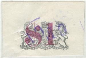 Stamp, Coat of Arms of the United Kingdom, Manitoba,  , Coats of Arms, Heraldic Animals, Horses, Лев