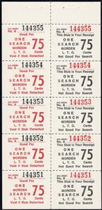 Booklet Pane, Morden L.T.O., Manitoba,  