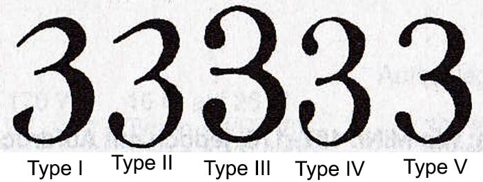 Issue of 1923 Surcharged 3 Cent - Type I