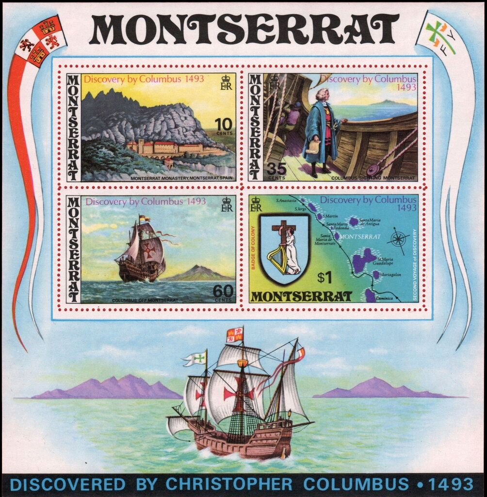 Discovery by Columbus 1493