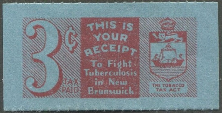 Numeral and Coat of Arms of New Brunswick