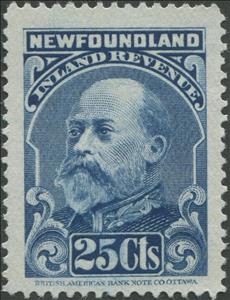 Stamp, King Edward VII (1841-1910), Newfoundland,  , Famous People, Heads of State, Kings, Men, Royalty