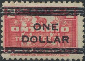 Stamp, Coat of Arms of Ontario, Ontario,  , Coats of Arms, Heraldic Animals
