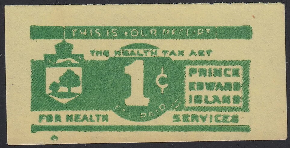 Numeral and Coat of Arms of Prince Edward Island