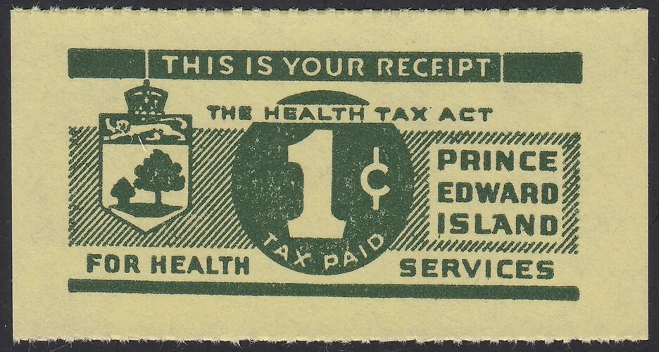 Numeral and Coat of Arms of Prince Edward Island