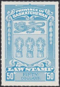 Stamp, Coat of Arms of Saskatchewan, Saskatchewan,  , Cereals, Coats of Arms, Heraldic Animals, Лев
