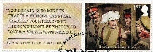 Stamp, Scene from Black Adder The Third, United Kingdom of Great Britain & Northern Ireland,  , Actors, Famous People, Television