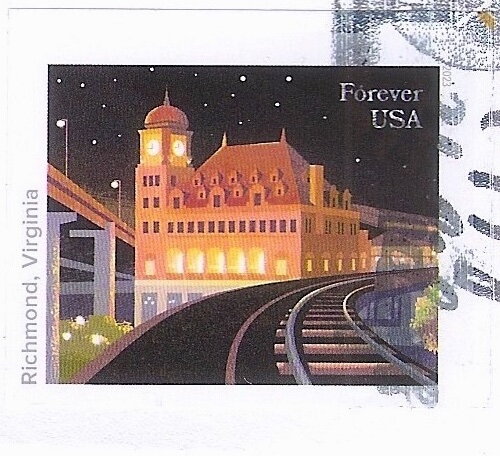 Main Street Railway Station, Richmond, Virginia Imperforate