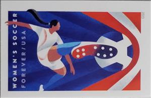 Stamp, Women's Soccer (Football), United States of America,  , Football (Soccer), Sports